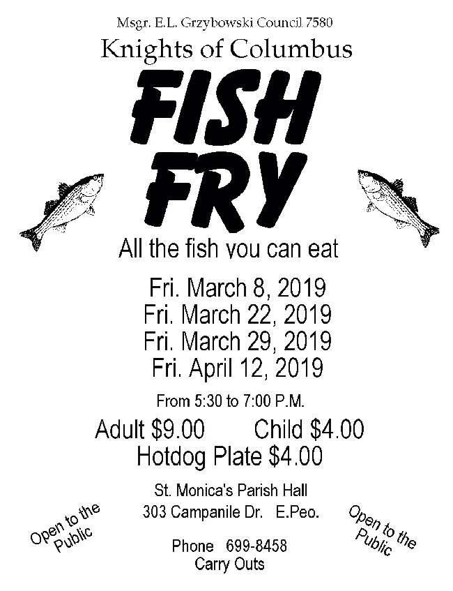 Fish Fry Flyer 2019